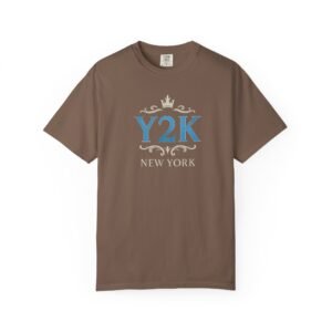 Y2K New York Unisex Garment-Dyed T-shirt | Vintage Style Tee for Nostalgia Lovers, Festival Wear, Casual Outfits, Gift Idea