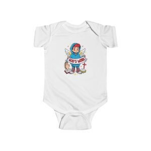 Version 2 , God's Work Infant Bodysuit, Christian Baby Clothing, Child Faith Outfit, Religious Baby Shower Gift, Baptism Onesie
