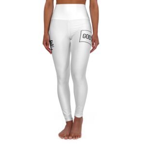 Motivational High Waisted Yoga Leggings, Workout Pants, Activewear, Fitness Apparel, Yoga Gear, Gift for Her, Inspirational Leggings