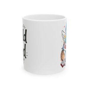 Inspirational Ceramic Mug with Angel Design, Perfect Gift for Faith, Office Décor, Coffee Lover, Spiritual Quotes, Prayer Mug