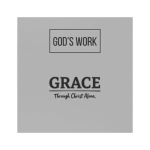 Inspirational Car Magnets | God's Work, Faith Decor, Christian Gifts, Grace Quote, Vehicle Accessories